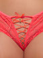 BELLA LACE UP FRONT LACE TANGA