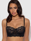 SAVANNAH LACE LONGLINE PUSH UP BALCONETTE BRA