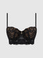 SAVANNAH LACE LONGLINE PUSH UP BALCONETTE BRA