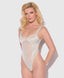 ZOE OIL SLICK & MESH TEDDY