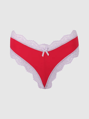 VERA MICRO & LACE TRIM G-STRING