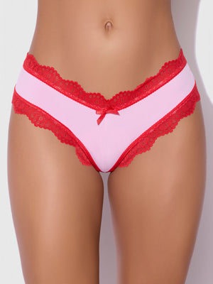 VERA MICRO & LACE TRIM G-STRING