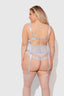 SIENNA 2 PIECE BUSTIER & PANTY SET STONE BLUE / S