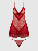 KIKI LACE BABYDOL & G-STRING SET