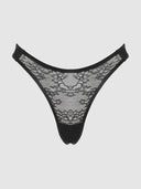 KIKI LACE & MESH THONG
