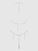 RHINESTONE DANGLE FRINGE TEDDY