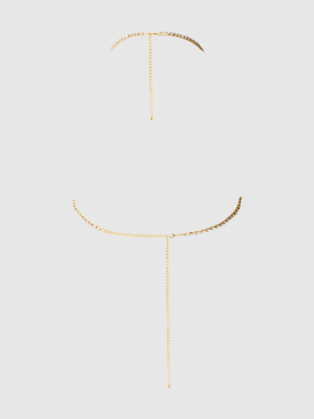 RHINESTONE FRINGE CROPPED CAMI TOP