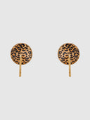 LEOPARD & GOLD CHAIN ROUND TASSEL PASTIES