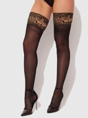 SHEER THIGH HIGHS WITH HUG POSITION