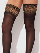 SHEER THIGH HIGHS WITH HUG POSITION