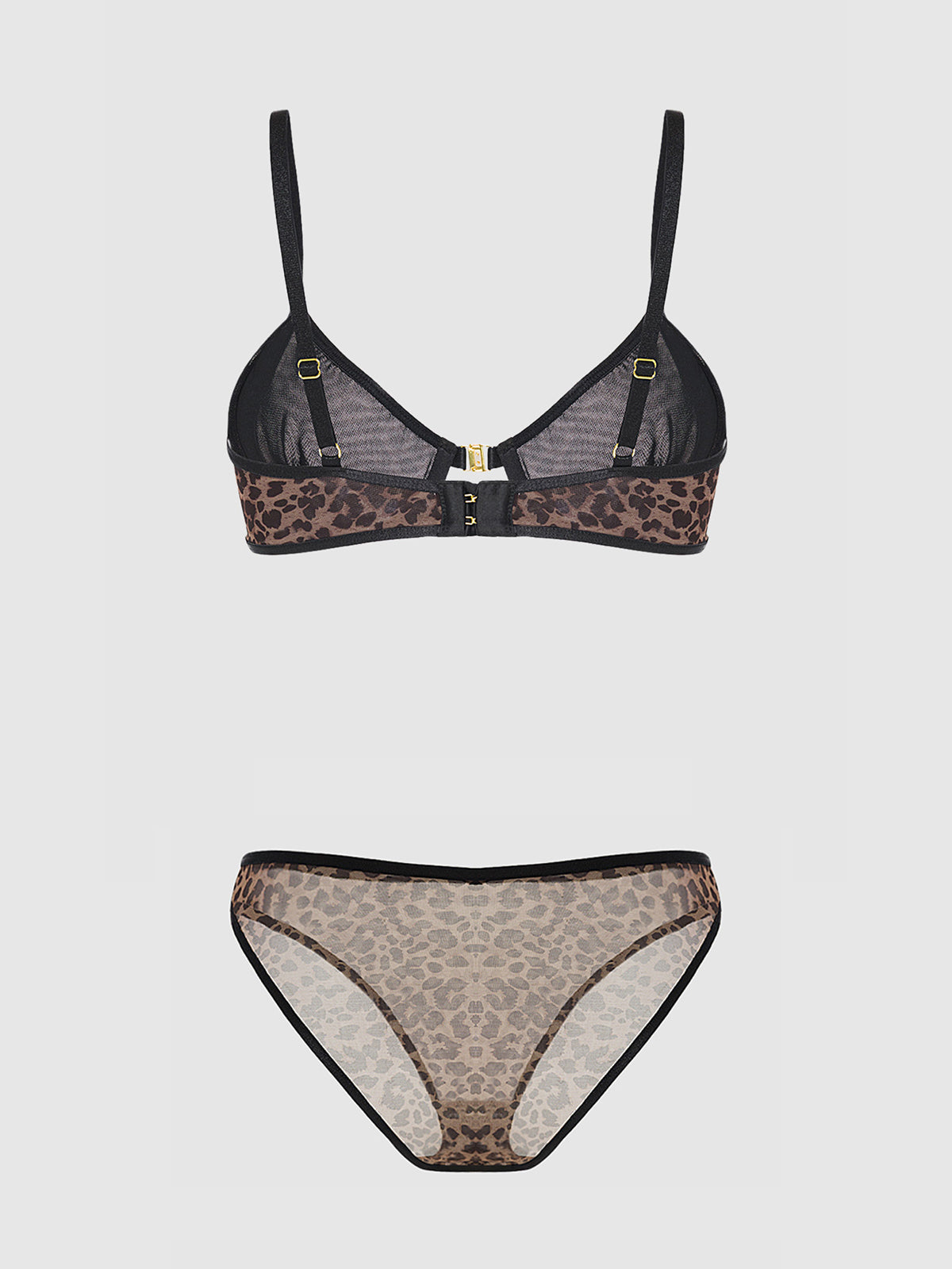 CHANTAL MESH UNLINED BRA & HIPSTER SET