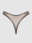 CHANTAL MESH CROTCHLESS THONG