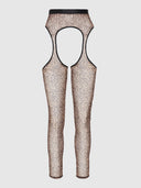 CHANTAL LEOPARD MESH FUNDIES