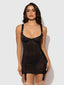 YVONE SHIMMER MESH UNDERWIRE CHEMISE & G-STRING SET