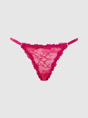 YVONE LACE SIDE SLIDER THONG