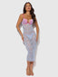 YVONE LACE PLUNGE PUSH UP GOWN