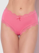 VERA MICRO & LACE TRIM STRAPPY BACK CHEEKY