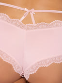 VERA MICRO & LACE TRIM STRAPPY BACK CHEEKY