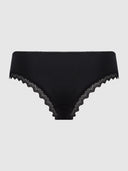 VERA MICRO & LACE HEART CHARM CHEEKY BLACK / S
