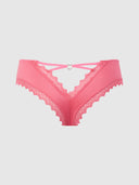 VERA MICRO & LACE HEART CHARM CHEEKY FRENCH ROSE / S