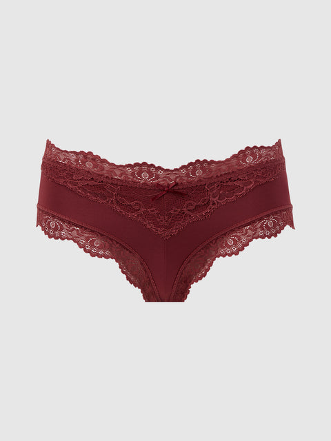 VERA MICRO & V-FRONT LACE CHEEKY