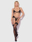 CECILY LACE & CHAIN BRA, GARTER & G-STRING SET