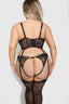 CECILY LACE & CHAIN BUSTIER & BACKLESS HIPSTER SET