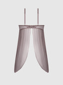 EDEN EMBROIDERED MESH & SATIN BABYDOLL