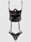 DRAGON BUSTIER SET BLACK / S