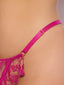 NOVA BLACKLIGHT LACE CROTCHLESS PEARL G-STRING