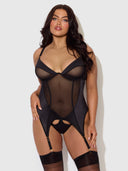 RAQUEL BUSTIER SET BLACK / S