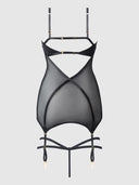 RAQUEL CHEMISE SET BLACK / S