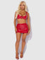 TRINITY 3 PIECE SKIRT SET RED / S