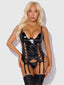 TRINITY BUSTIER SET BLACK / S