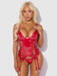 TRINITY BUSTIER SET RED / S