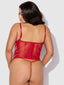 TRINITY BUSTIER SET RED / S