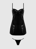 TRINITY CHEMISE SET BLACK / S