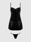 TRINITY CHEMISE SET BLACK / S