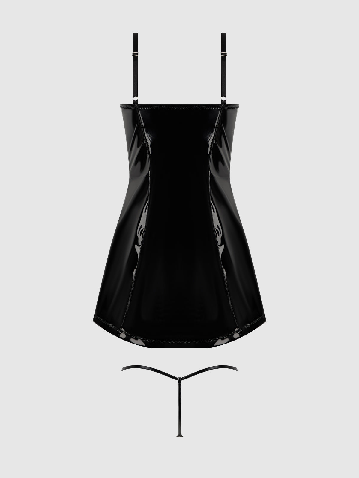 TRINITY CHEMISE SET BLACK / S