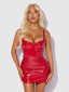 TRINITY CHEMISE SET RED / S