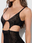 SNAKE CHEMISE SET BLACK / S