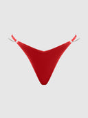 KRYSTAL RHINESTONE & SIDE SLIDER THONG