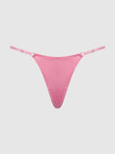 KRYSTAL RHINESTONE NET BACK G-STRING