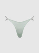 KRYSTAL RHINESTONE & SIDE SLIDER THONG