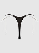 KRYSTAL RHINESTONE & SIDE SLIDER THONG