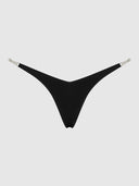 KRYSTAL CLEAR SIDE SLIDER THONG