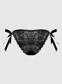 VICTORIA LACE DROP OFF TIE SIDE BIKINI BLACK / S