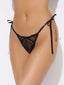 VICTORIA LACE DROP OFF TIE SIDE G-STRING BLACK / S