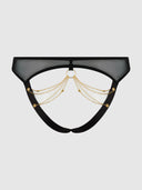 EVE MESH & CHAIN OPEN CAGED BACK HIPSTER