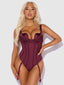 BRIGETA SATIN DRAPED PUSH UP TEDDY